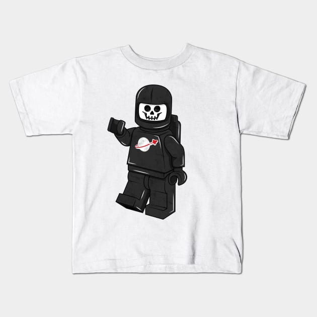 Dead Spaceman Kids T-Shirt by chrisraimoart